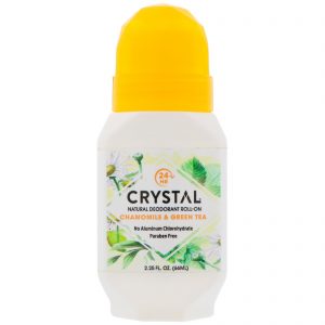 Comprar crystal body deodorant, desodorante natural roll on, camomila e chá verde, 66 ml (2,25 fl oz) preço no brasil banho & beleza cuidados pessoais desodorante suplemento importado loja 123 online promoção -