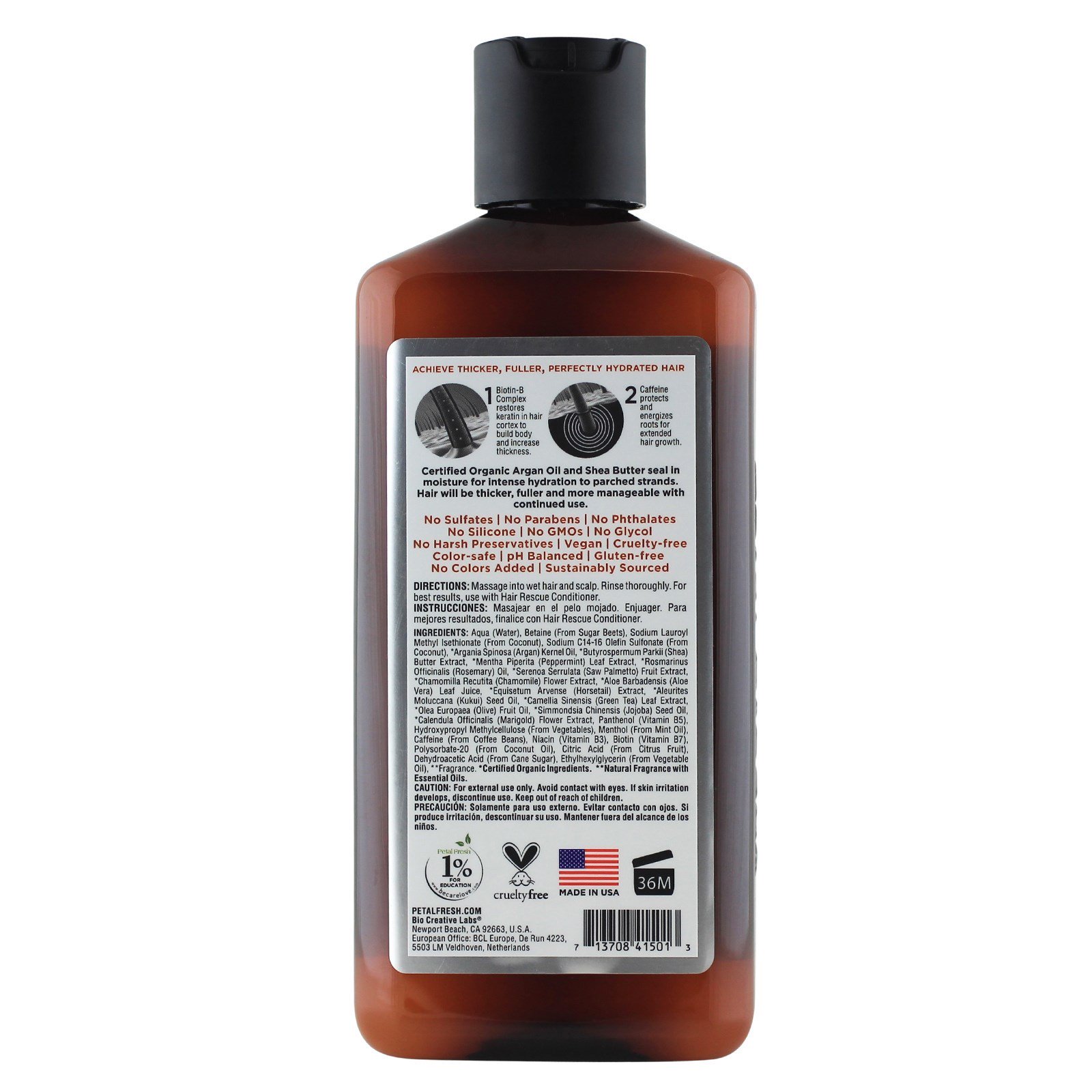 Petal Fresh, Pure, Hair Rescue, Shampoo de Tratamento para Reforço, para Cabelos Oleosos, 355 ml (12 fl oz) - Imagem 2