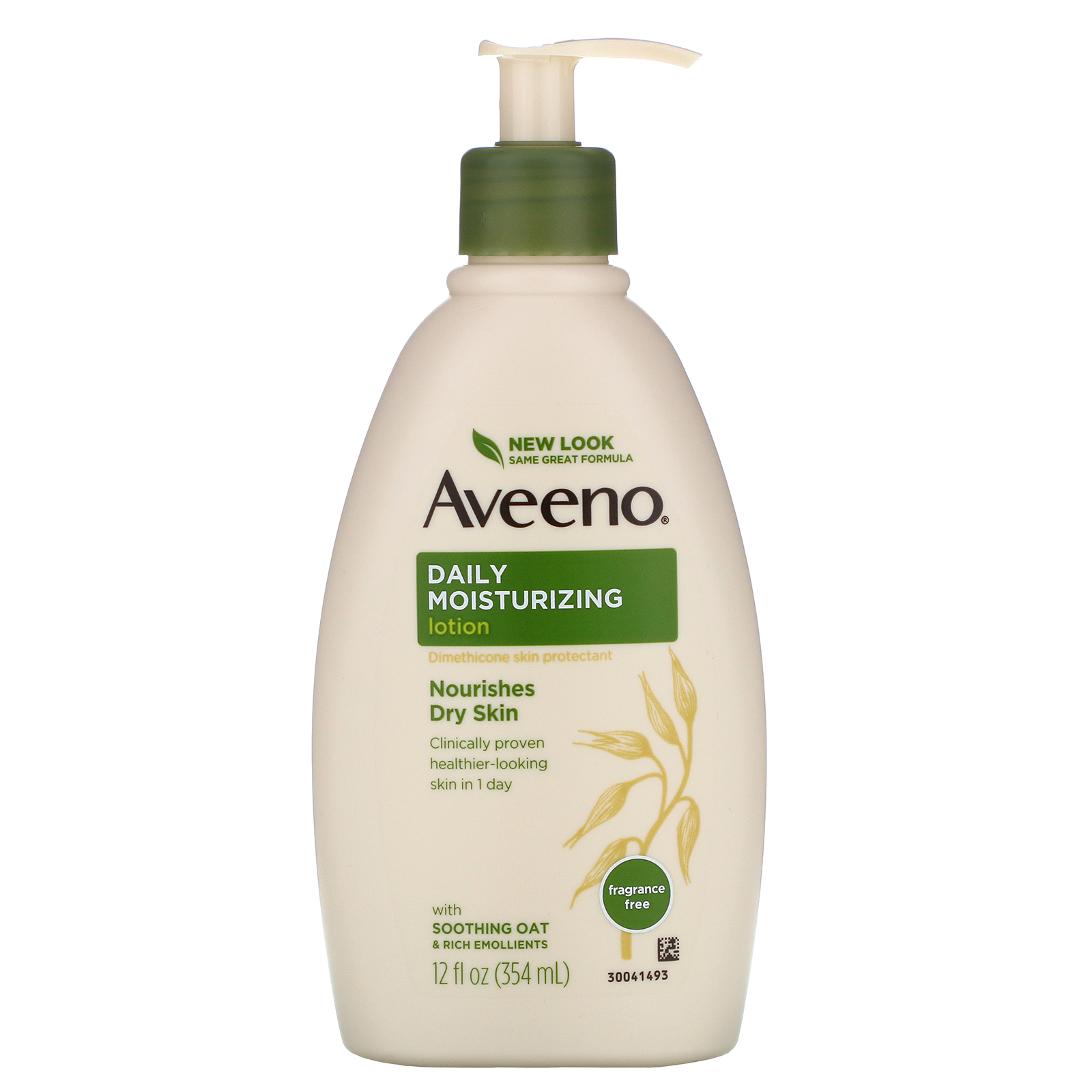Aveeno, Active Naturals, Loção Daily Moisturizing, Sem Fragrância, 354 ml (12 fl oz)