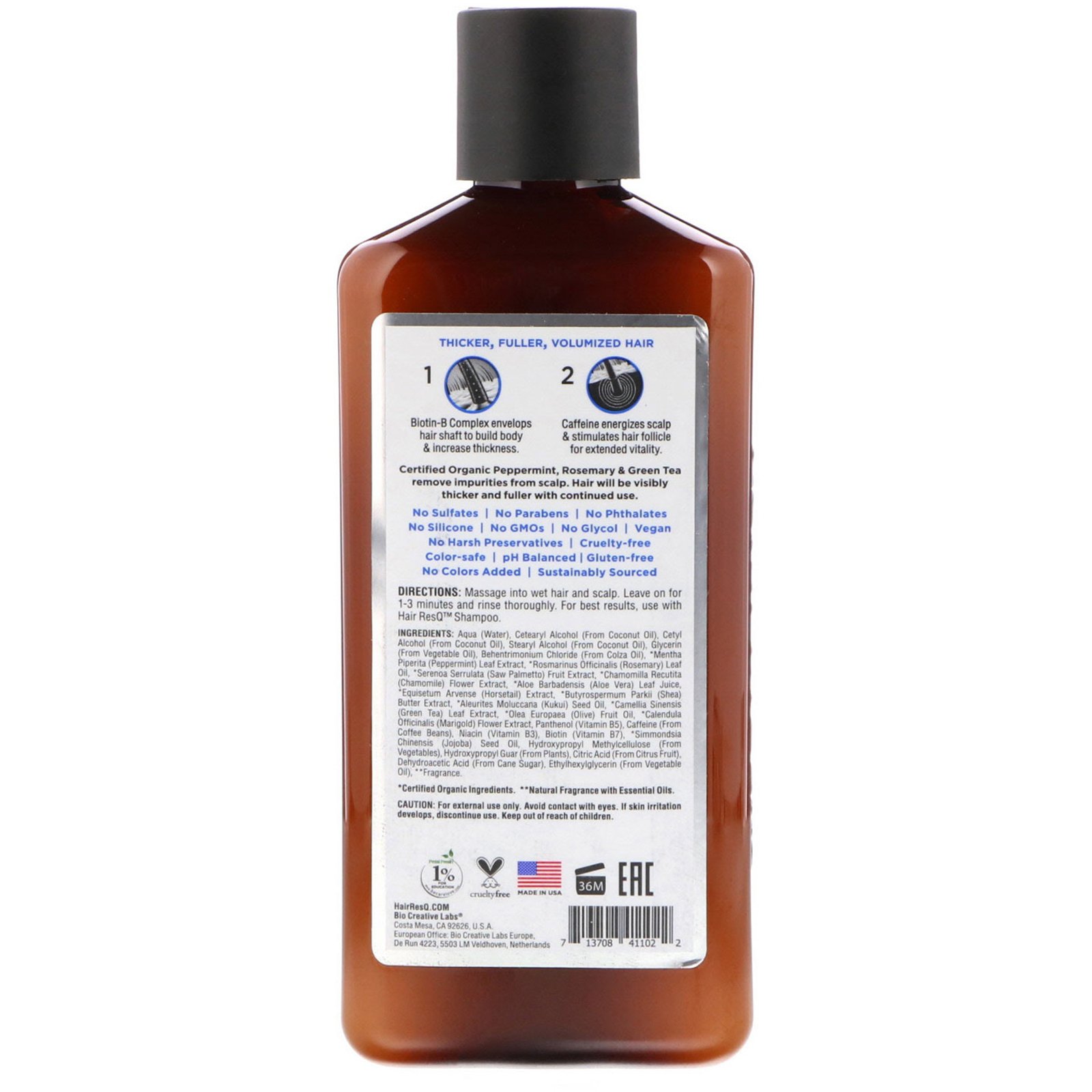 Petal Fresh, Pure, Hair ResQ, Definitivo Condicionador Espessante, Cabelos Normais, 355 ml (12 fl oz) - Imagem 2