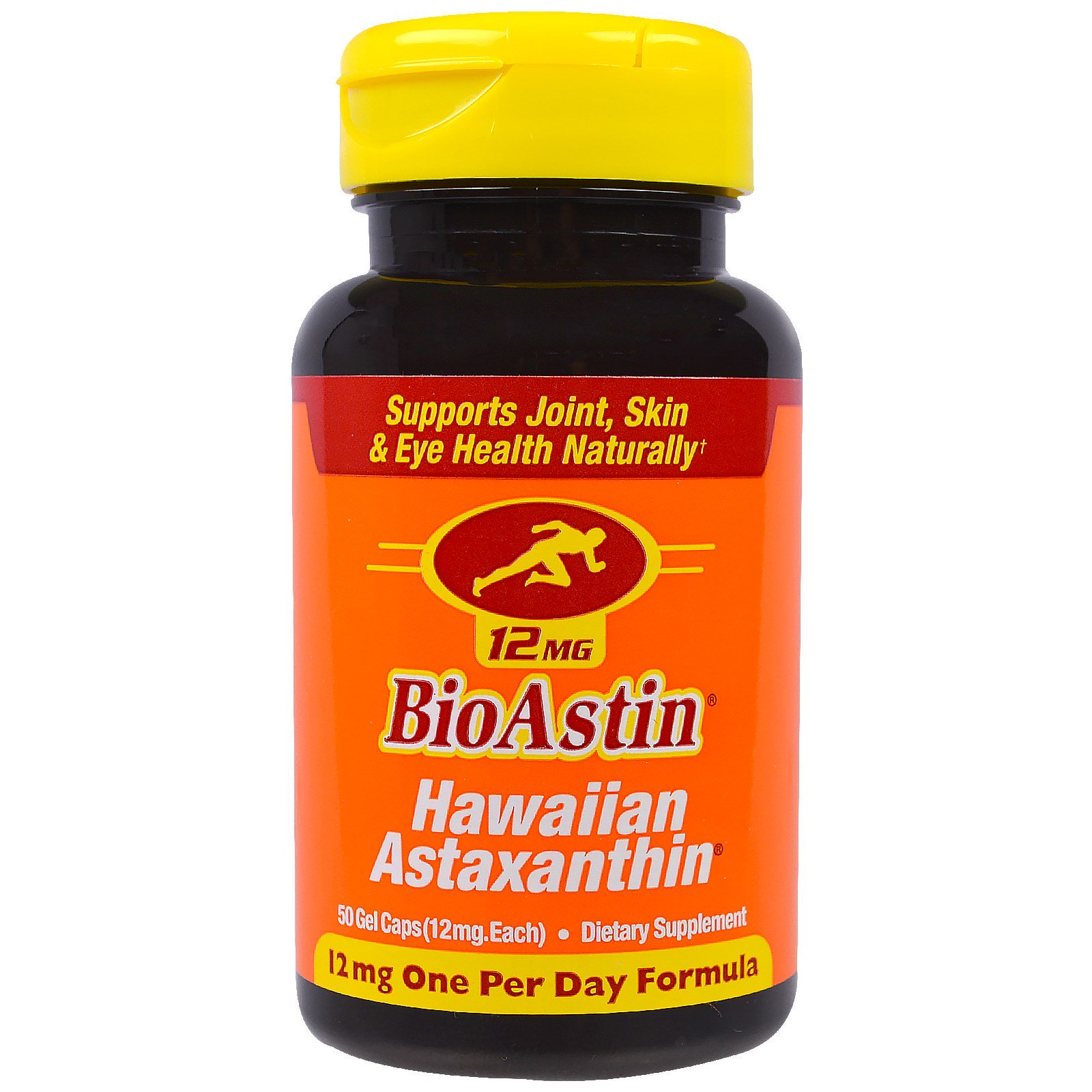 Nutrex Hawaii, BioAstin, Astaxantina Havaiana, 12 mg, 50 Cápsulas de Gel