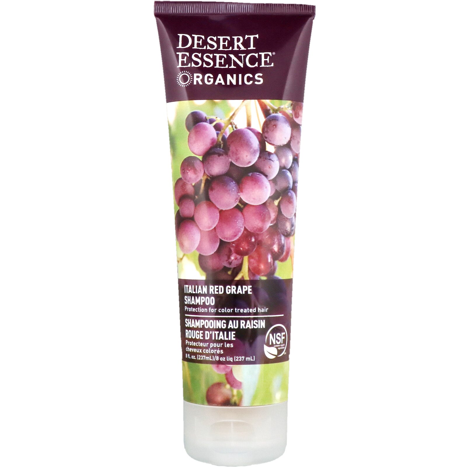 Desert Essence, Orgânicos, Shampoo, Uva Vermelha Italiana, 237 ml (8 fl oz)