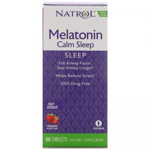 Comprar natrol, melatonin calm sleep, dissolução rápida, sabor de morango, 60 comprimidos preço no brasil melatonina sedativos tópicos de saúde suplemento importado loja 211 online promoção -