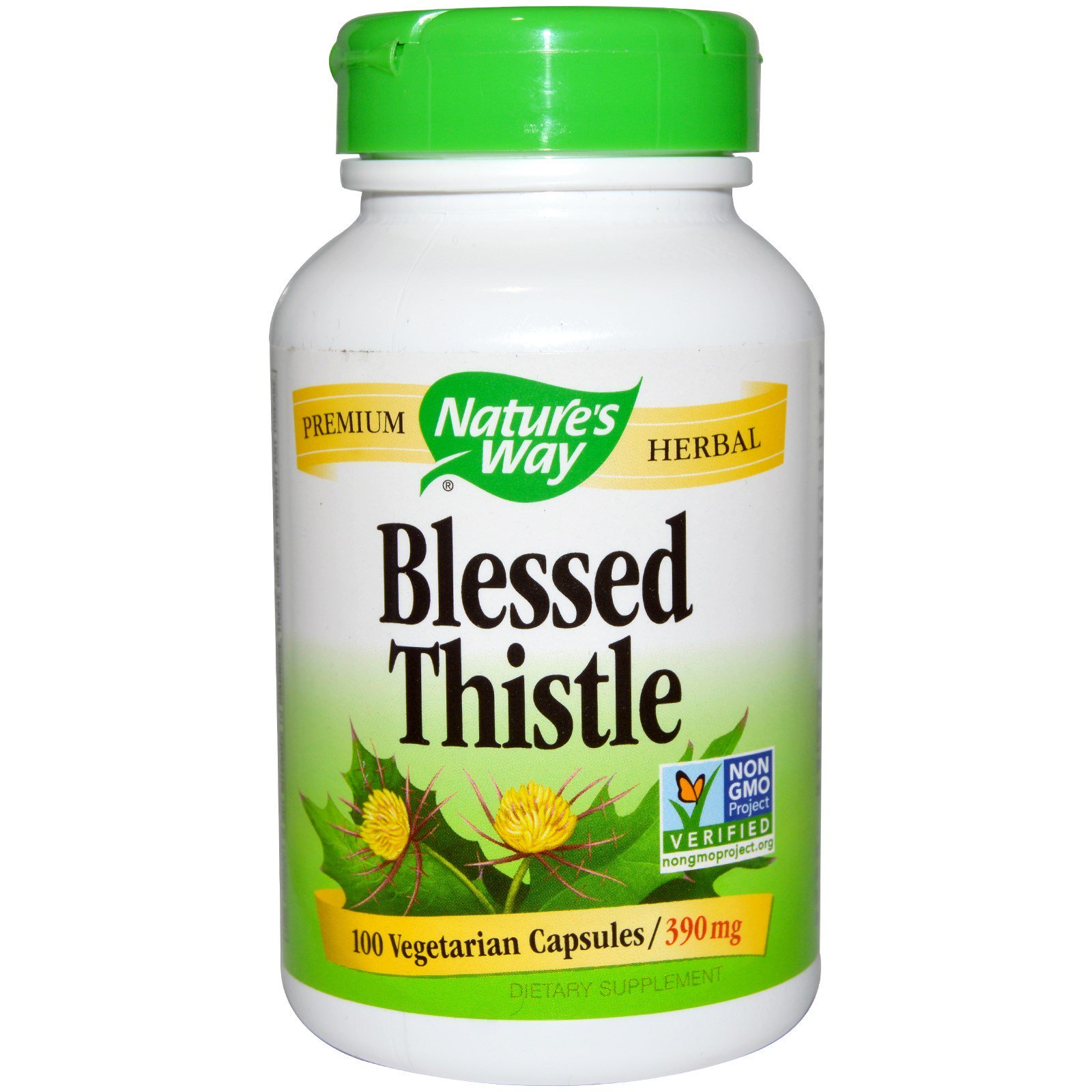 Nature's Way, Blessed Thistle, 390 mg, 100 Vegetarian Capsules