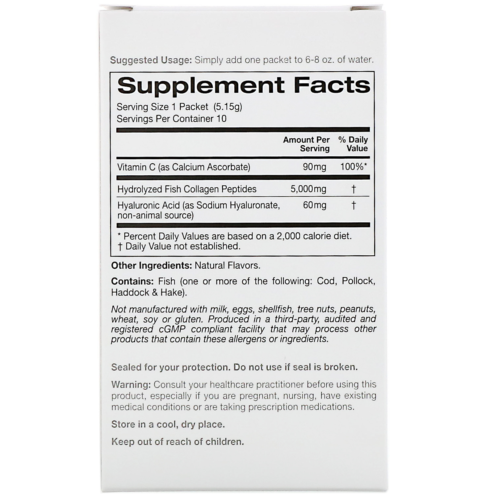 Solumeve, Peptídeos de Colágeno Mais Vitamina C e Ácido Hialurônico, Embalagem Sortida, Limão Siciliano e Romã, 10 Envelopes, 5,15 g (0,18 oz) Cada - Imagem 3