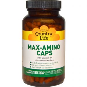 Comprar country life, max-amino cápsulas, com vitamina b-6, 180 cápsulas vegetais preço no brasil aminoácidos suplementos nutricionais suplemento importado loja 145 online promoção -