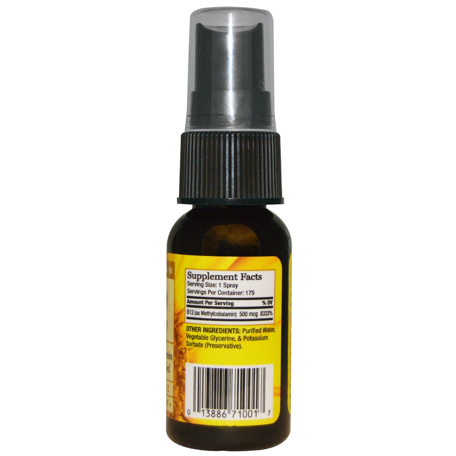 Pure Vegan, B-12, Spray, 500 mcg, 29,5 ml - Imagem 2