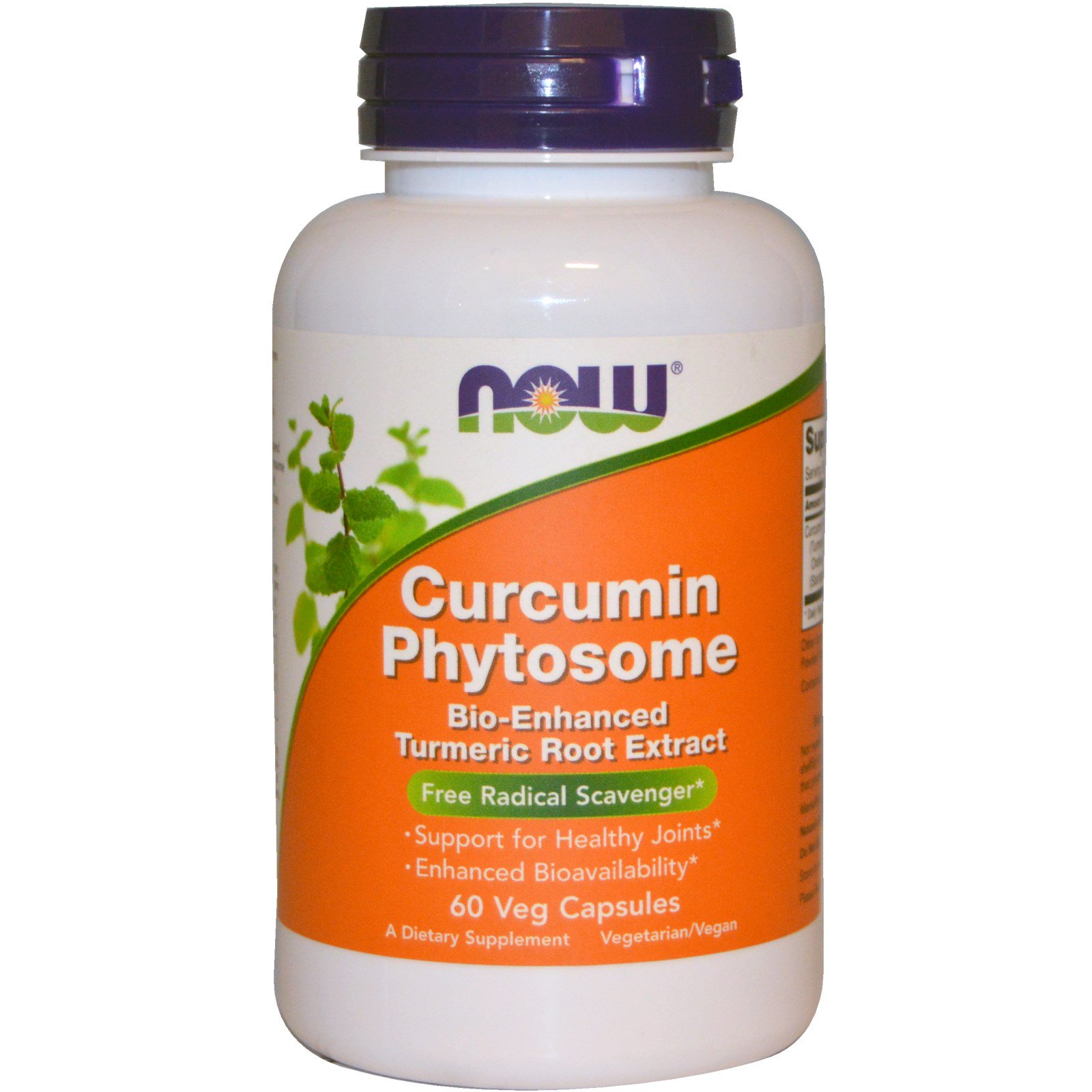 Now Foods, Curcumin Phytosome, 60 Cápsulas Vegetais