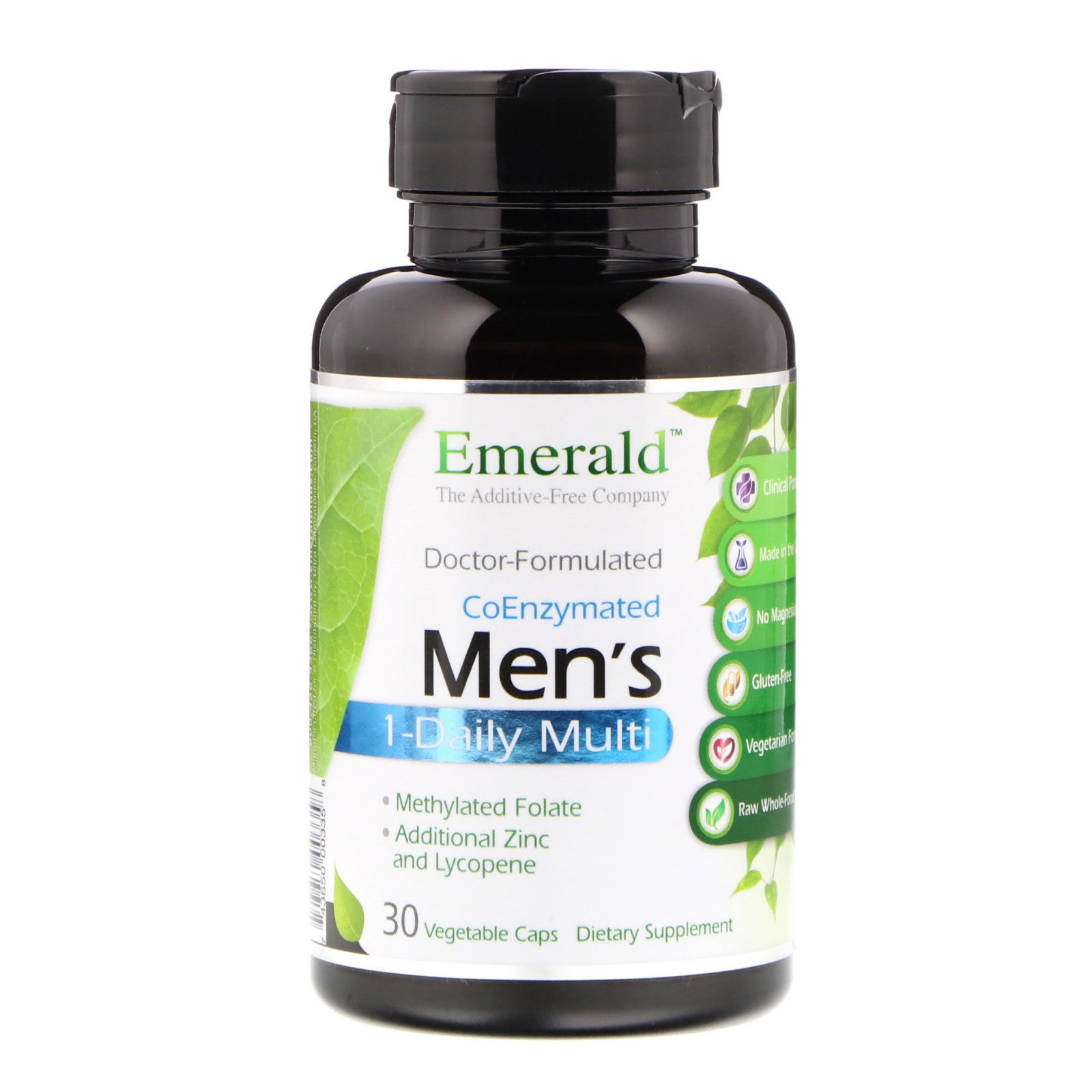 Emerald Laboratories, Multi CoEnzimatado para Homens 1-Diário, 30 Capsulas Vegetáis