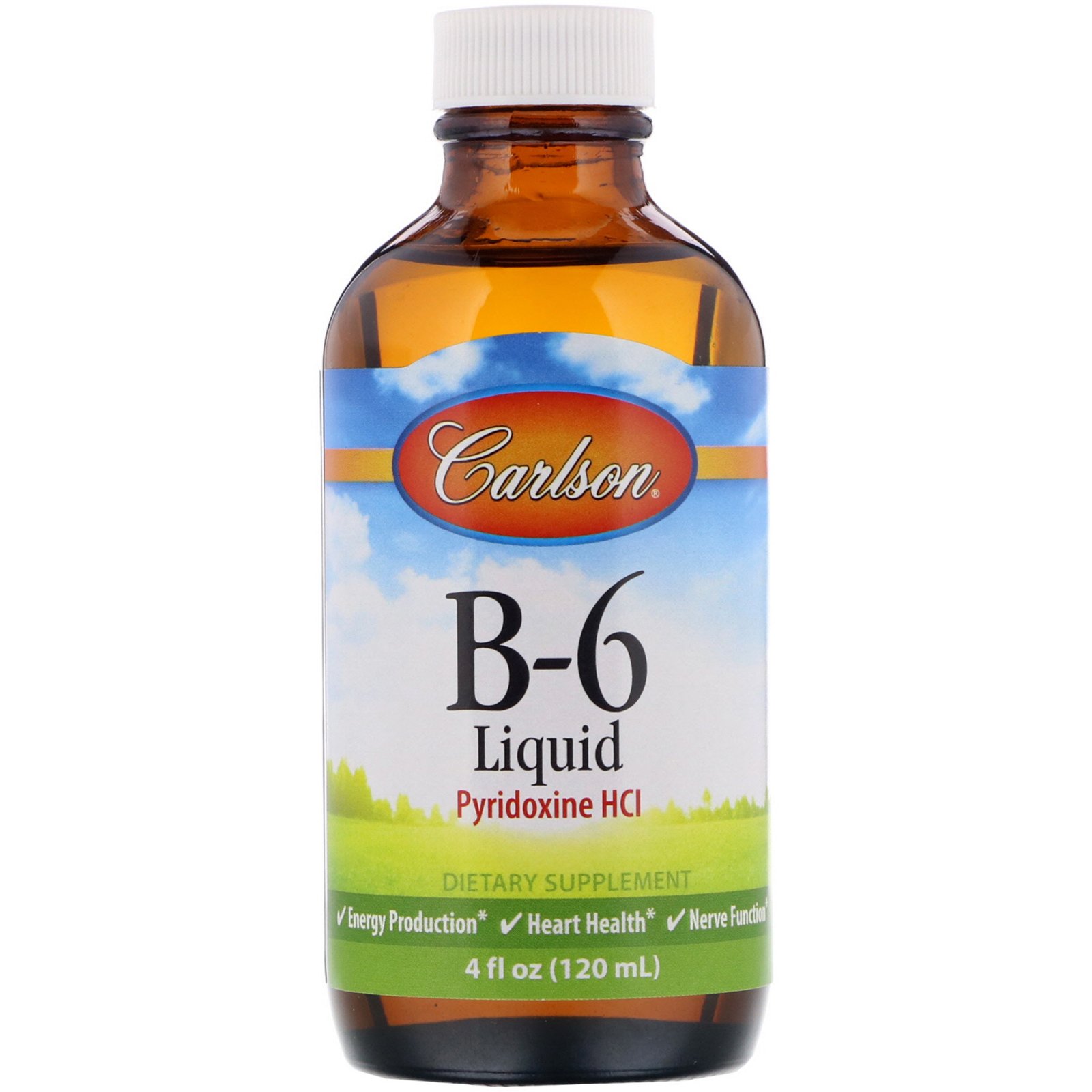 Carlson Labs, B6 Líquida, 4 fl oz (120 ml)