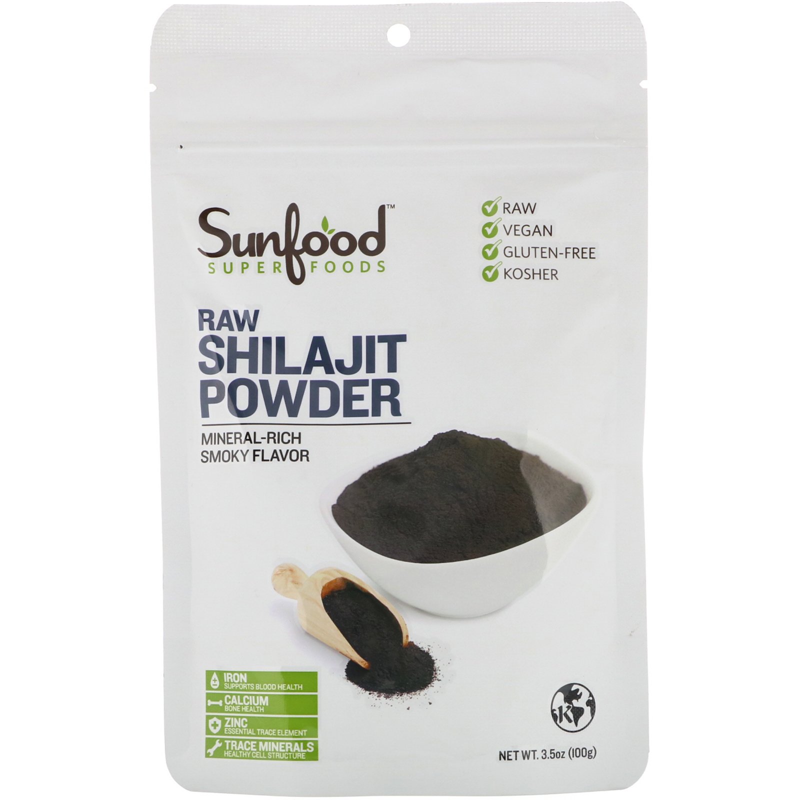 Sunfood, RAW Shilajit Powder, , 3.5 oz (100 g)