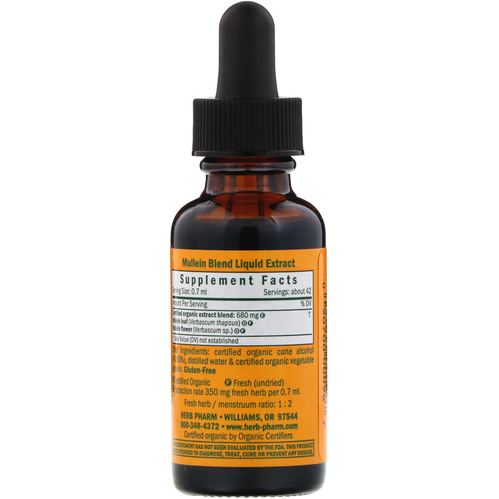 Herb Pharm, Mistura de Verbasco, 30 ml (1 fl oz) - Imagem 2