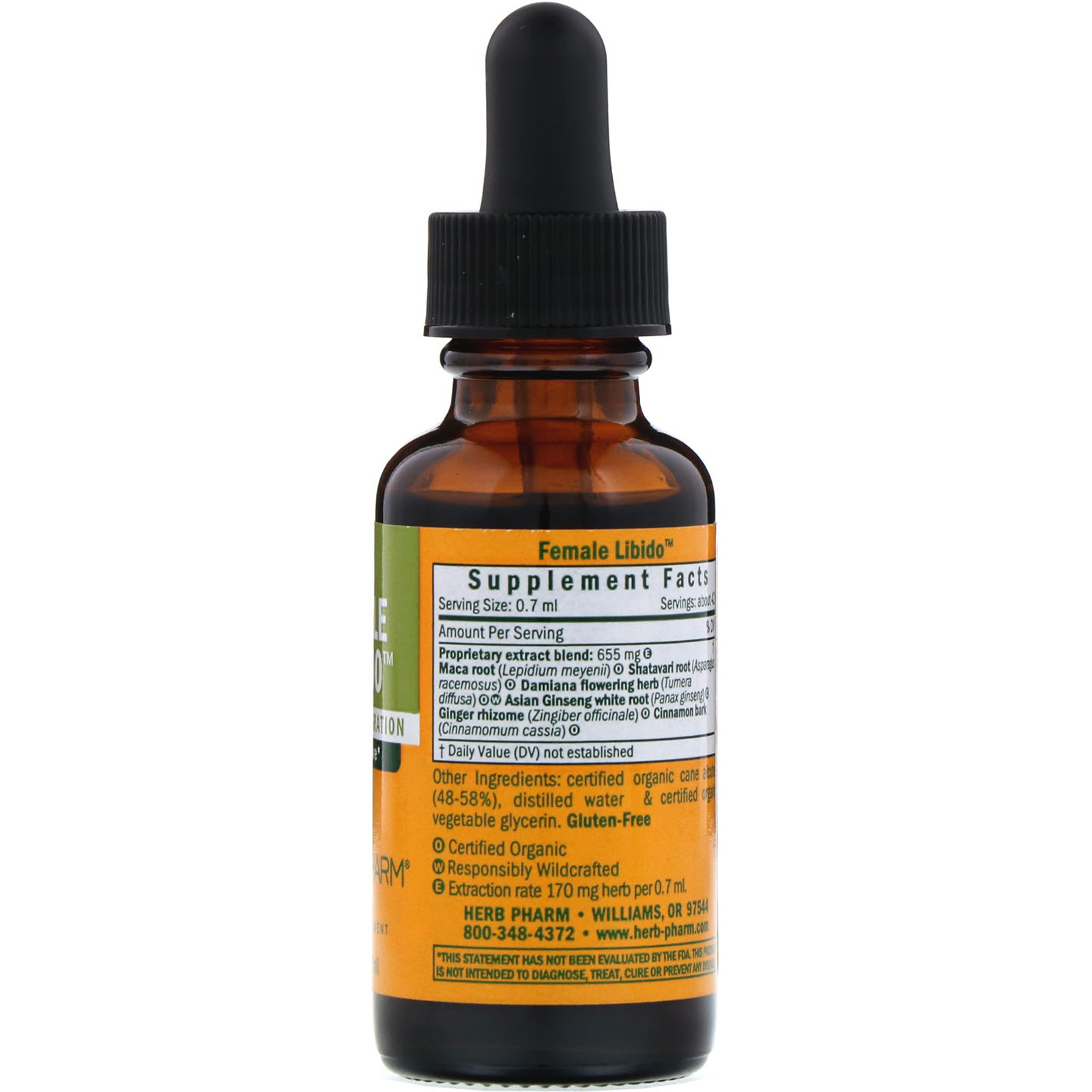 Herb Pharm, Libido Feminina, 1 fl oz (30 ml) - Imagem 2