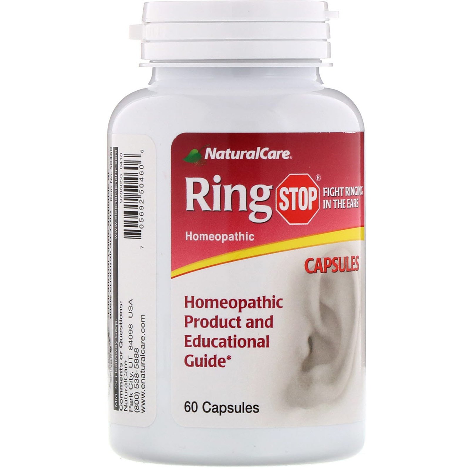 NaturalCare, Ring Stop, 60 Capsules - Imagem 3
