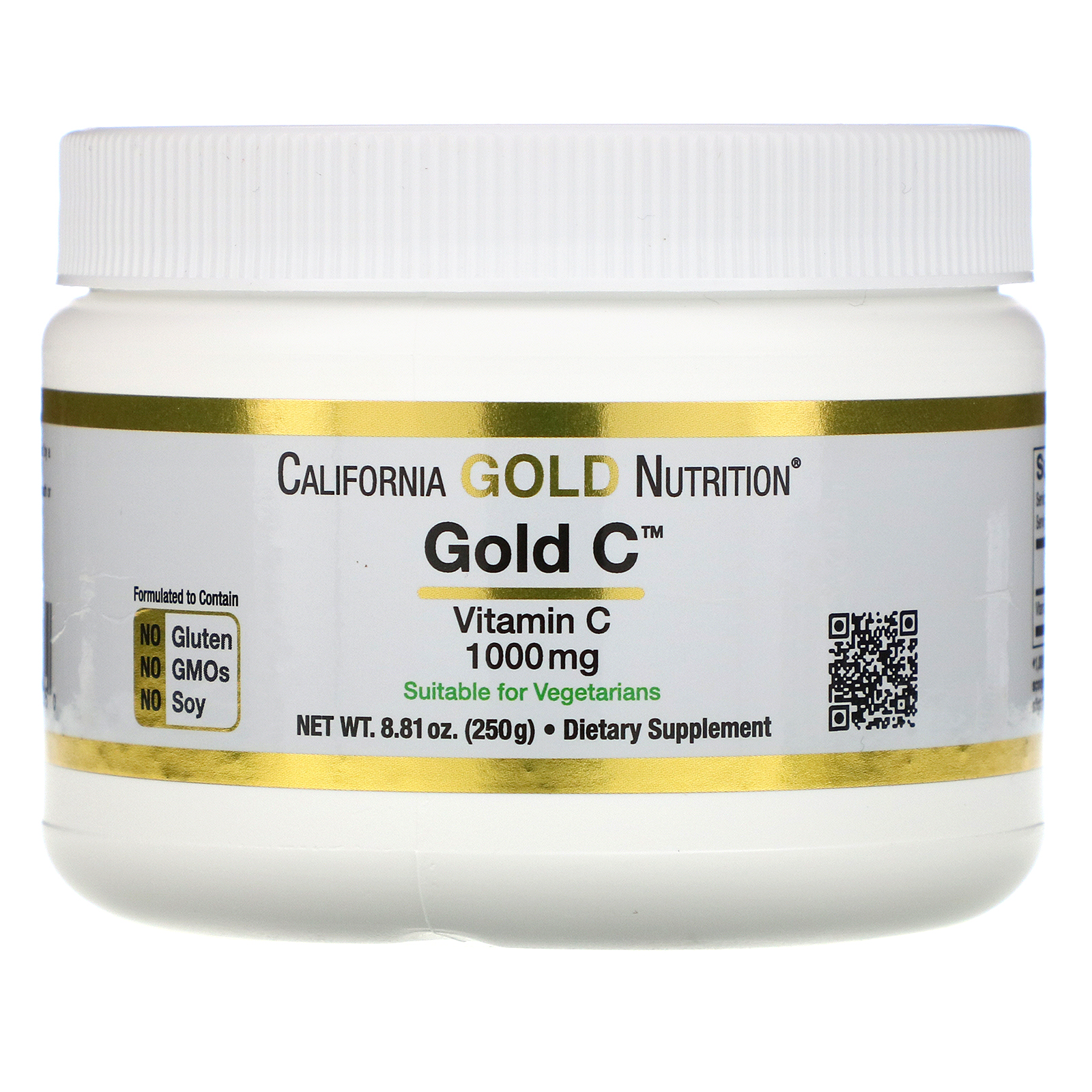 California Gold Nutrition, Gold C Pó, 8,81 oz (250 g)