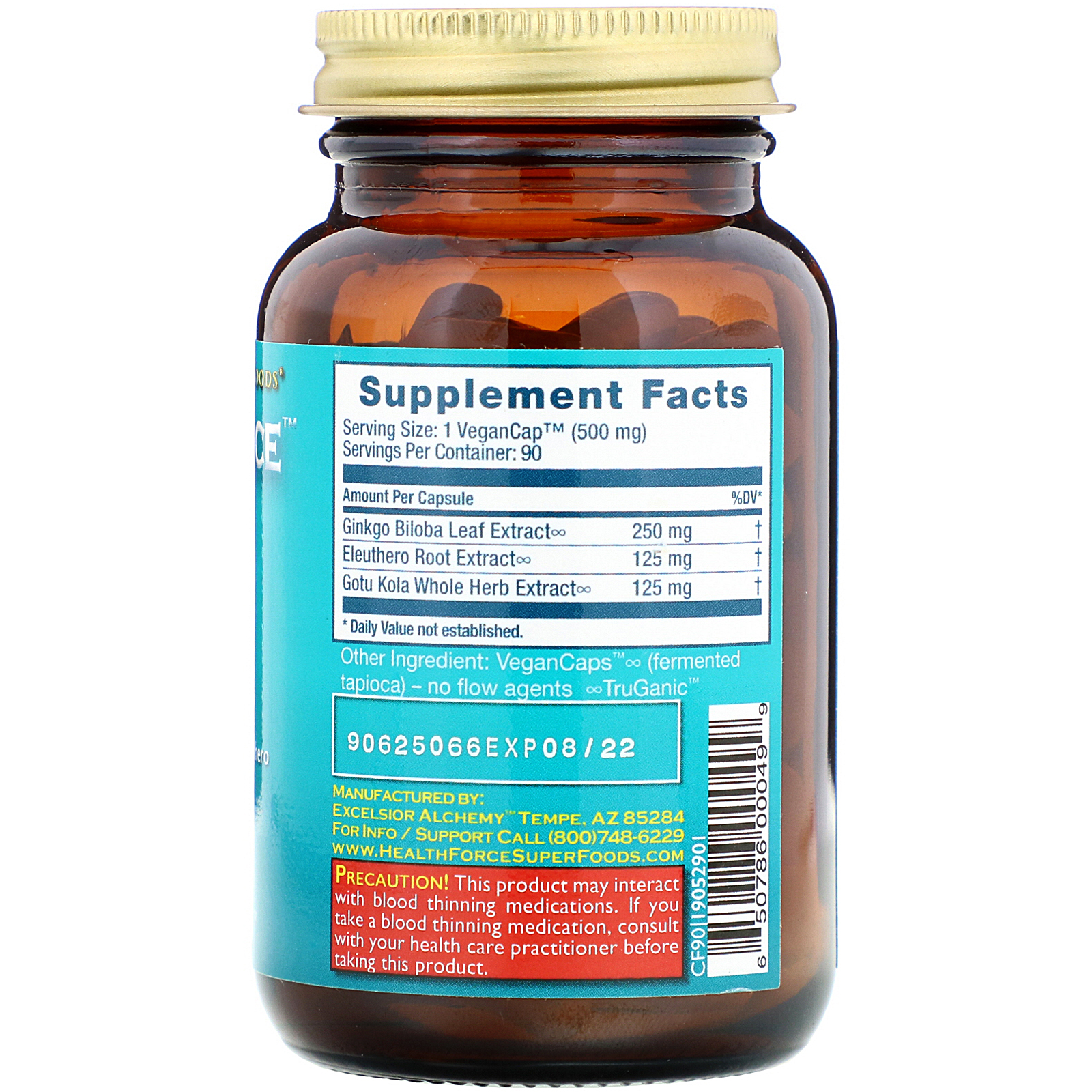 HealthForce Superfoods, CircuForce, 90 Vegan Caps - Imagem 2