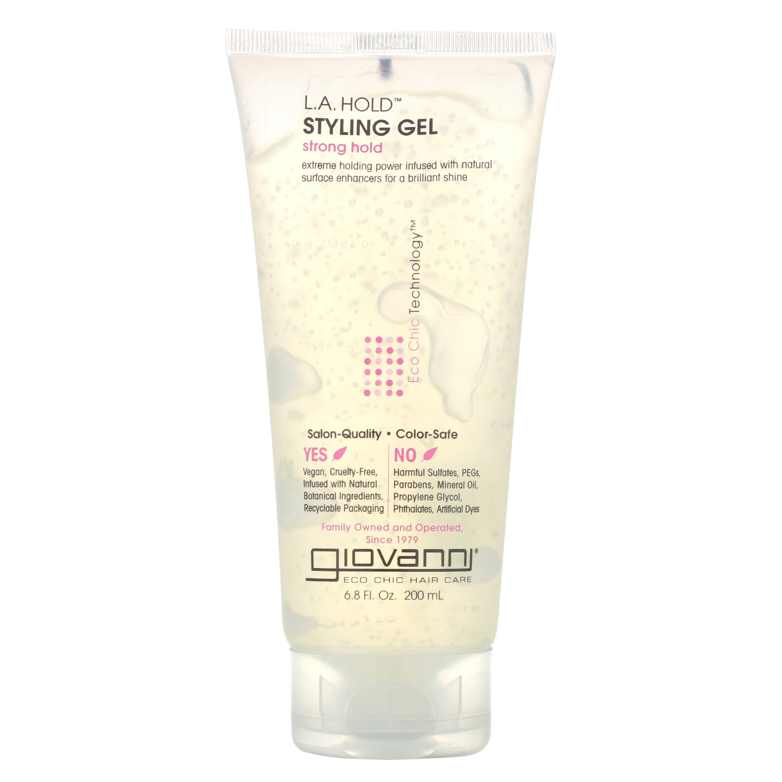 Giovanni, L.A. Natural, Gel Modelador, Fixação Forte, 200 ml (6,8 fl oz)