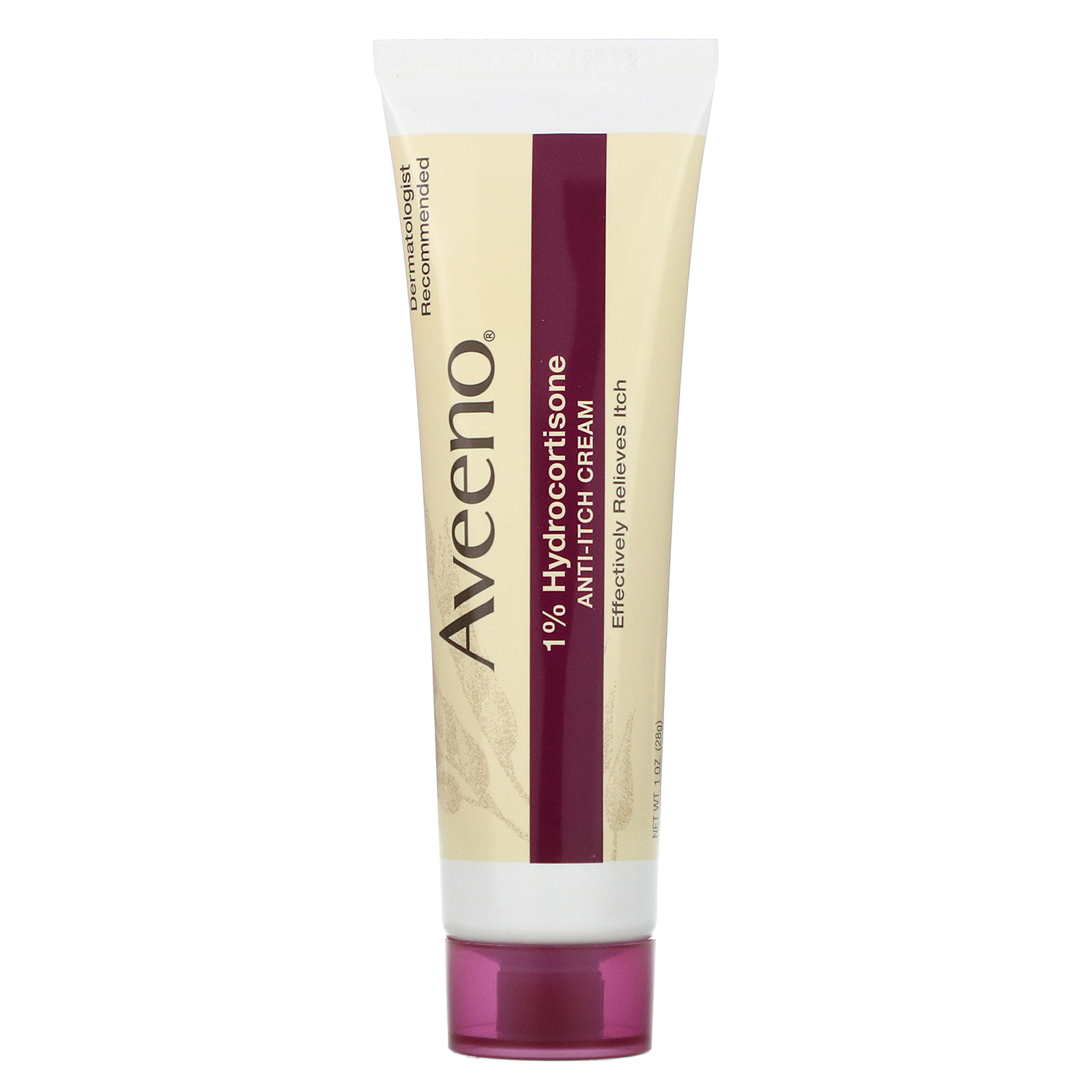 Aveeno, Creme Anti-Coceira, Hydrocortisona 1% , Naturais Ativos, 1 oz (28 g)