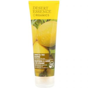 Comprar desert essence, organics, shampoo, árvore de chá de limão, 237 ml (8 fl oz) preço no brasil banho & beleza cuidados com os cabelos shampoo para volume xampu suplemento importado loja 129 online promoção -