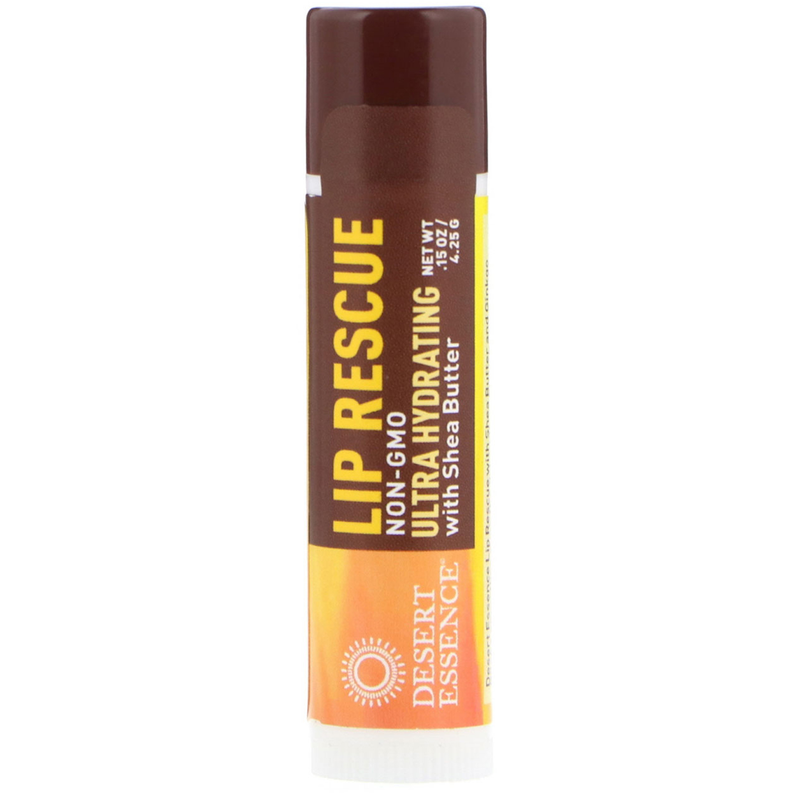 Desert Essence, Lip Rescue, Ultra Hidratante com Manteiga de Carité, 4,25 g