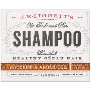 Comprar j. R. Liggett's, shampoo sólido à moda antiga, coco e óleo de argan, 99 g (3,5 oz) preço no brasil banho & beleza cuidados com os cabelos shampoo da árvore do chá xampu suplemento importado loja 13 online promoção -