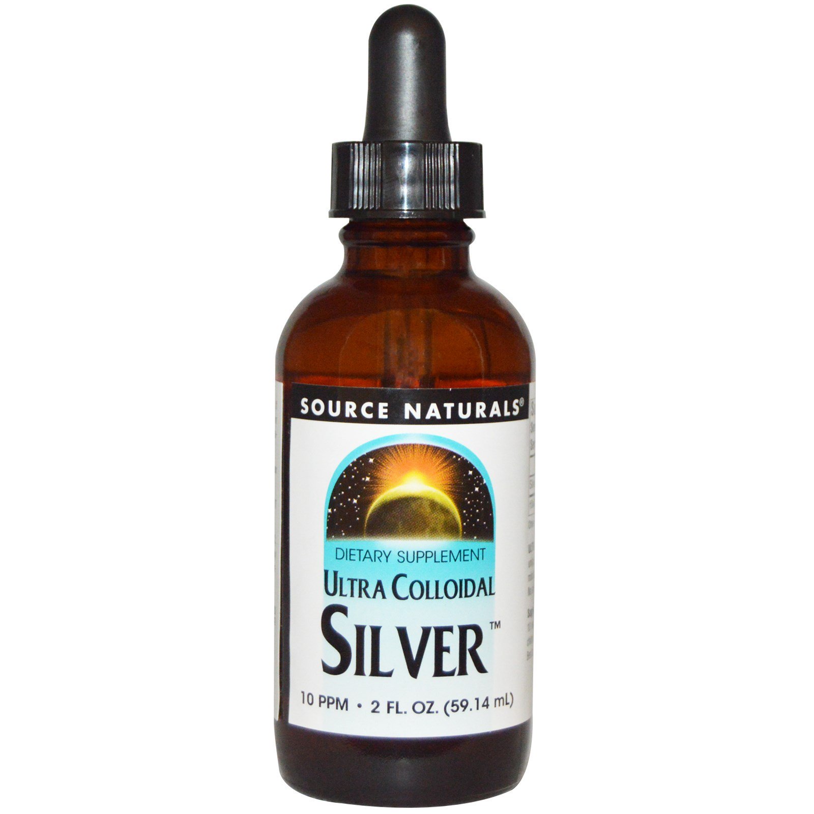 Source Naturals, Ultra Colloidal Silver, 10 PPM, 2 fl oz (59,14 ml)