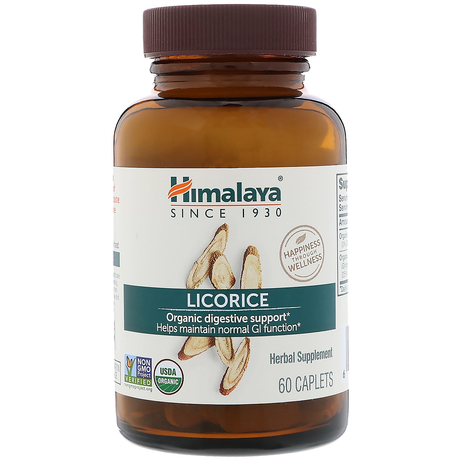 Himalaya, Alcaçuz, Auxílio Intestinal, 60 Cápsulas - Imagem 3
