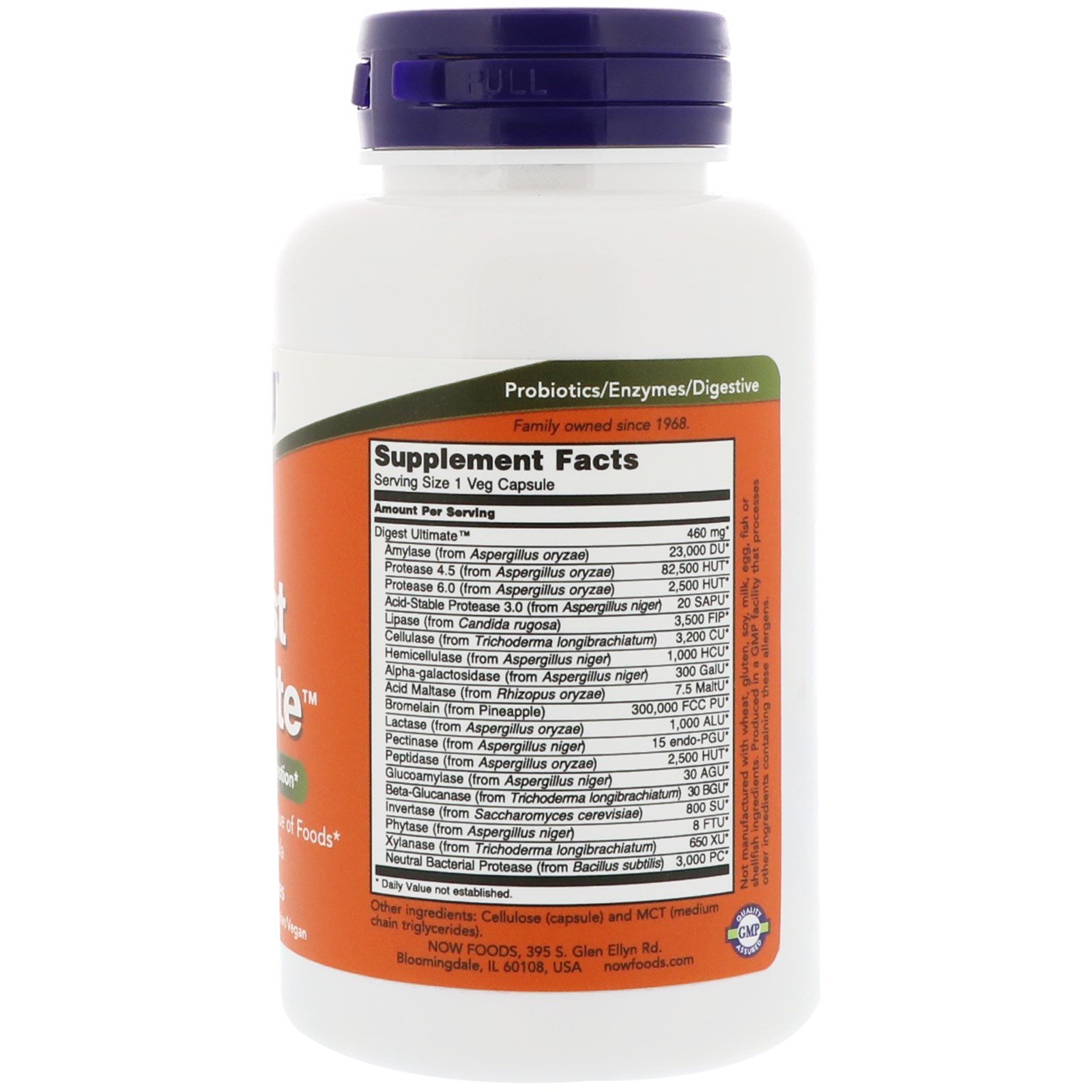 Now Foods, Digest Ultimate, 120 Cápsulas Vegetarianas - Imagem 2