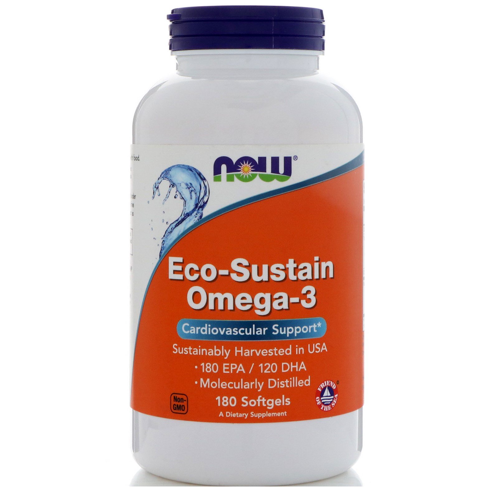 Now Foods, Omega-3, 180 Softgels