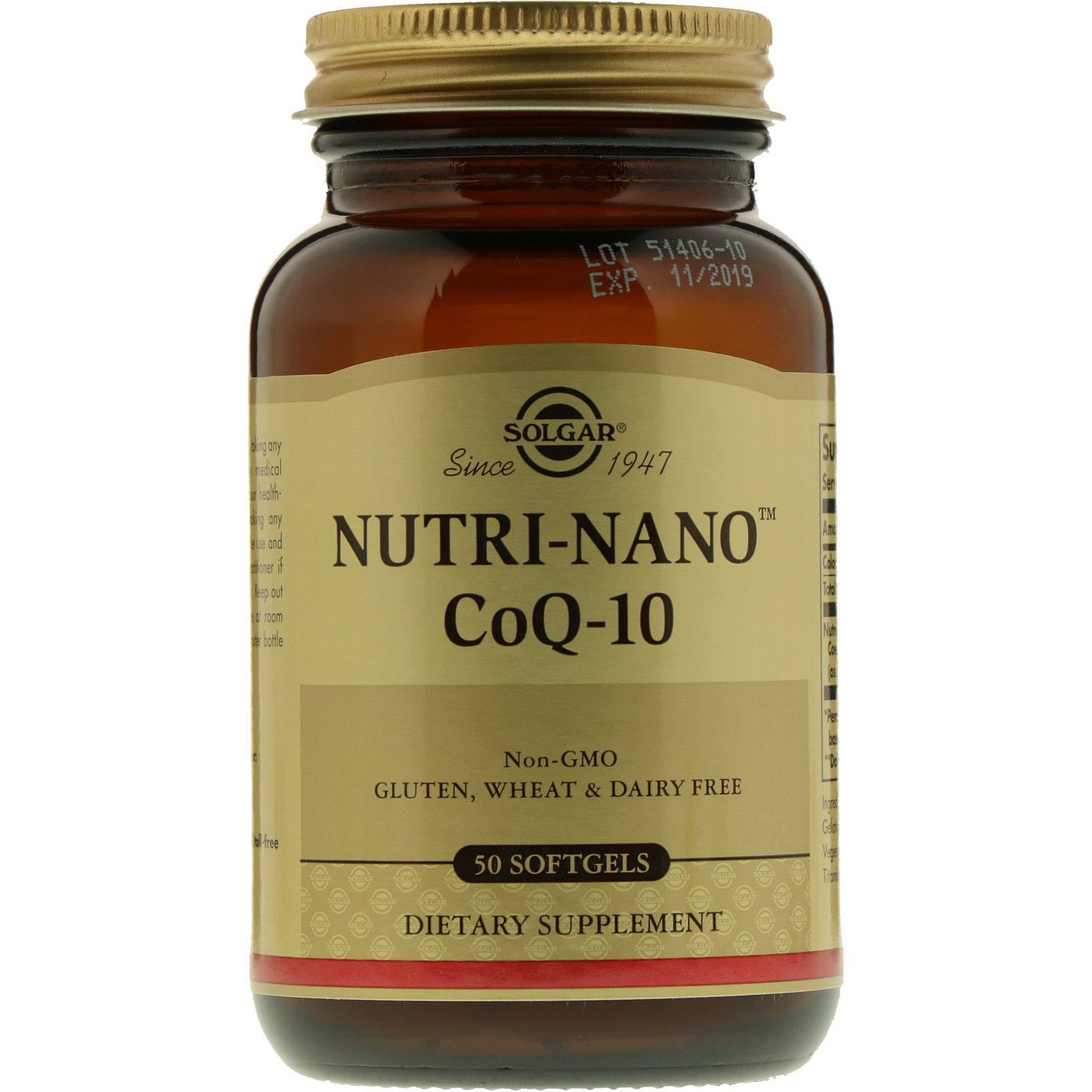 Solgar, Nutri-Nano CoQ-10, 50 Cápsulas Softgel