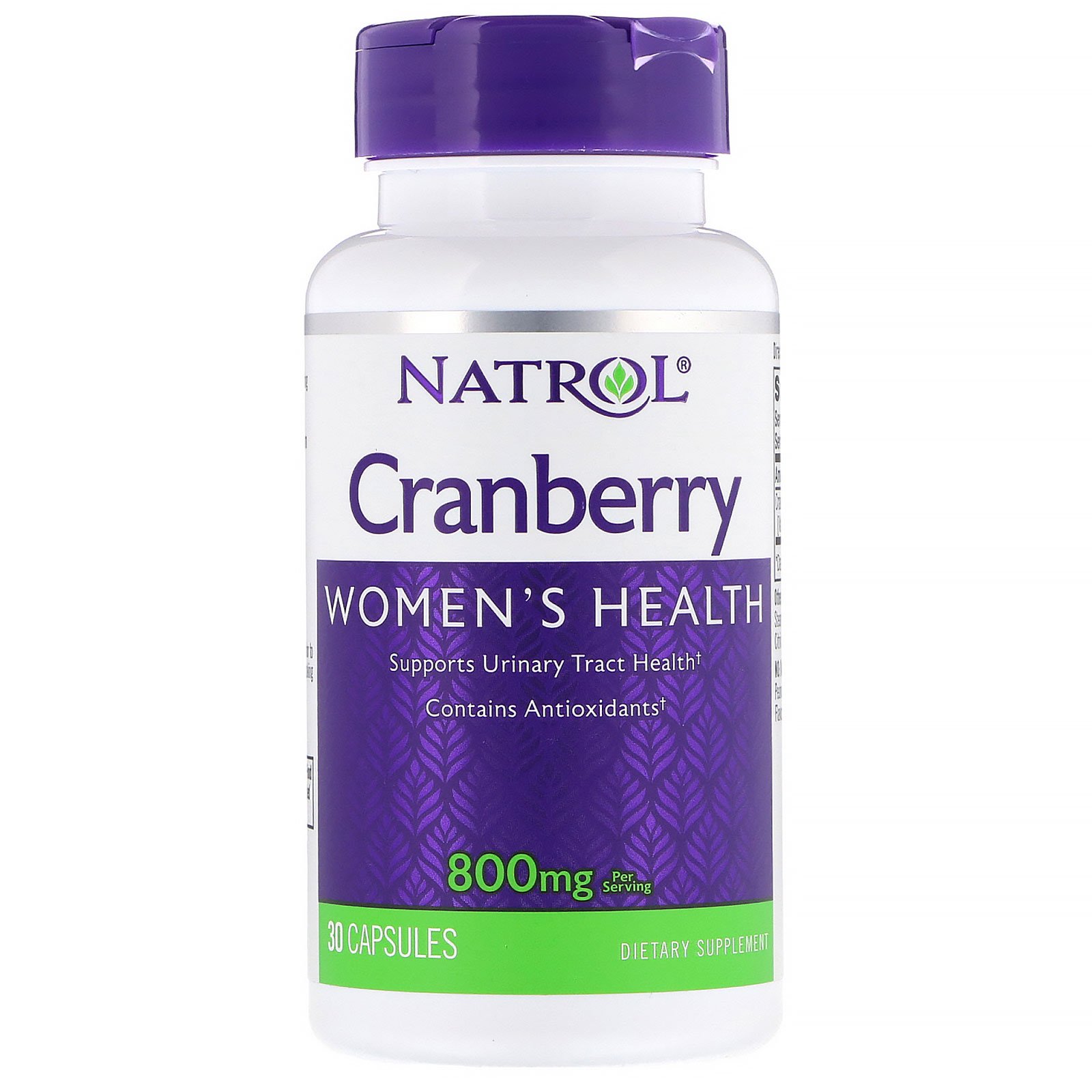 Natrol, Oxicoco, 800 mg, 30 Cápsulas