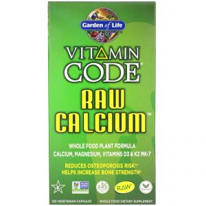 Comprar garden of life, vitamin code, raw calcium, 120 vegetarian capsules preço no brasil cálcio osso tópicos de saúde suplemento importado loja 7 online promoção - 11 de agosto de 2022