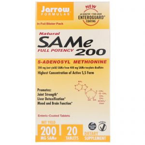 Comprar jarrow formulas, sam-e (s-adenosil-l-metionina) 200, 200 mg, 20 tabletes com revestimento entérico preço no brasil sam-e suplementos nutricionais suplemento importado loja 79 online promoção -