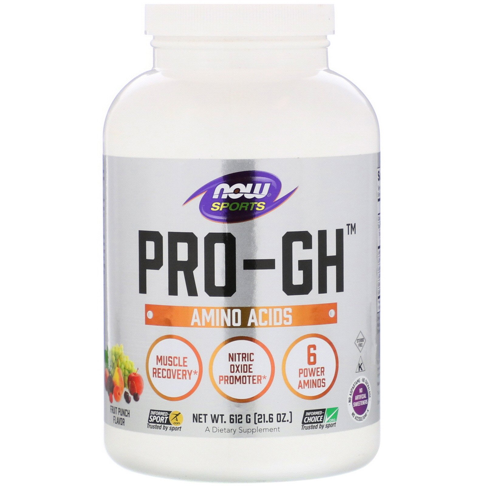 Now Foods, Sports, Pro-GH, Fruit Punch, 21.6 oz (612 g)