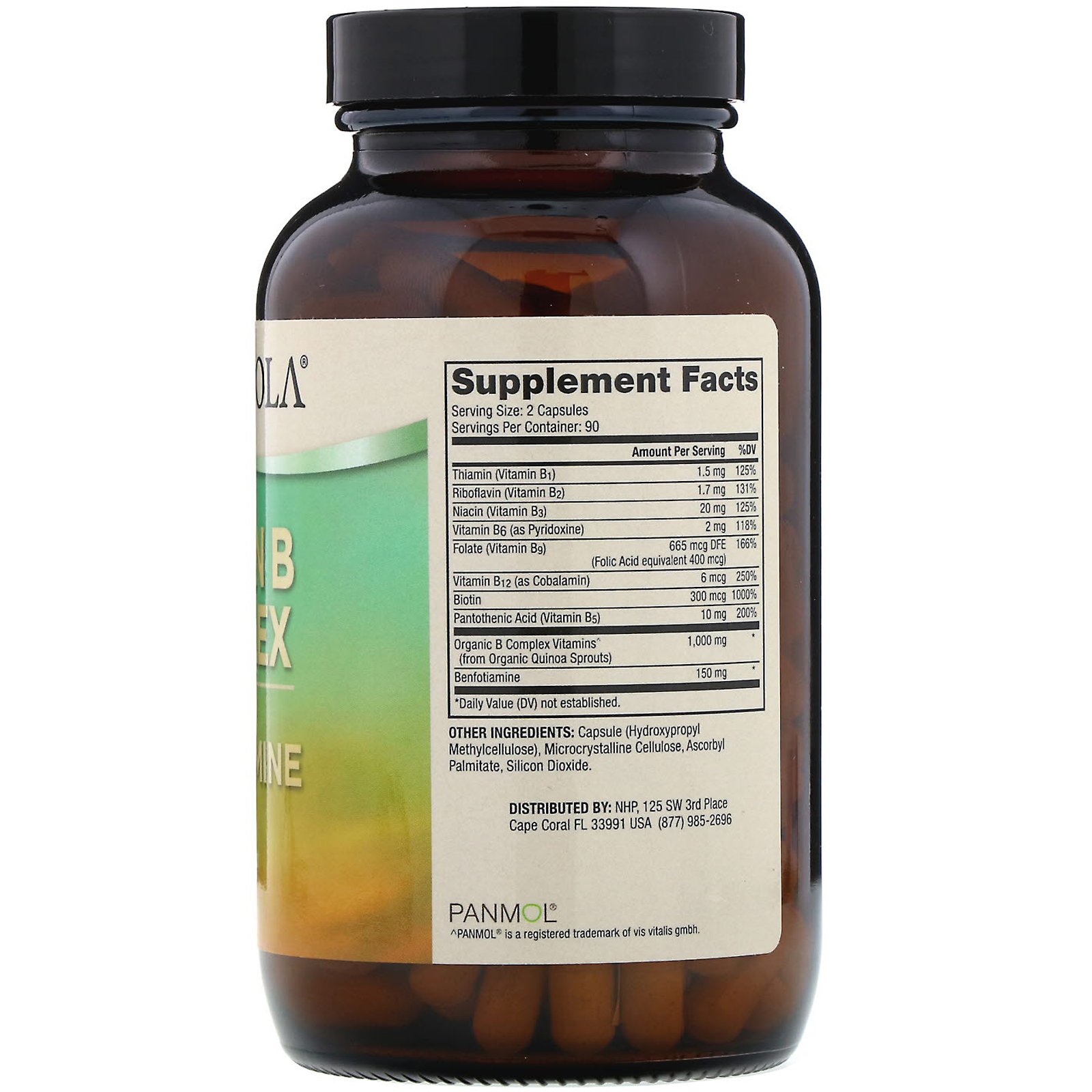 Dr. Mercola, Complexo de Vitamina B com Benfotiamina, 180 Cápsulas - Imagem 2