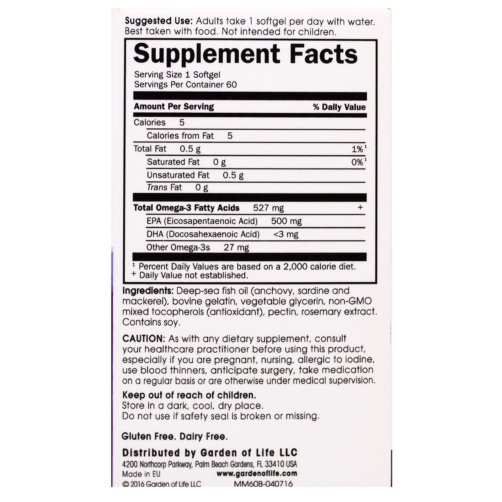 Minami Nutrition, Óleo de Peixe com Ômega 3 para o Humor, 500 mg, 60 Cápsulas Gelatinosas - Imagem 2