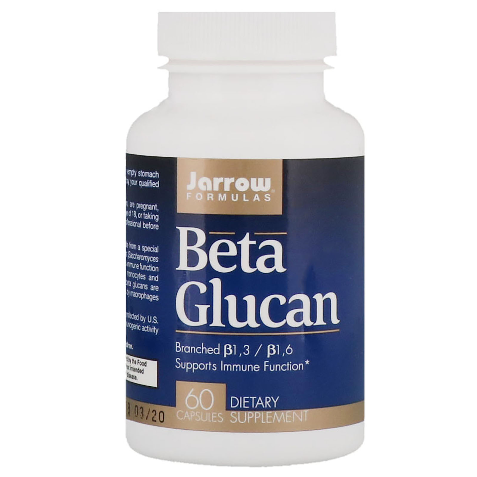 Jarrow Formulas, Beta Glucan, 60 Capsules