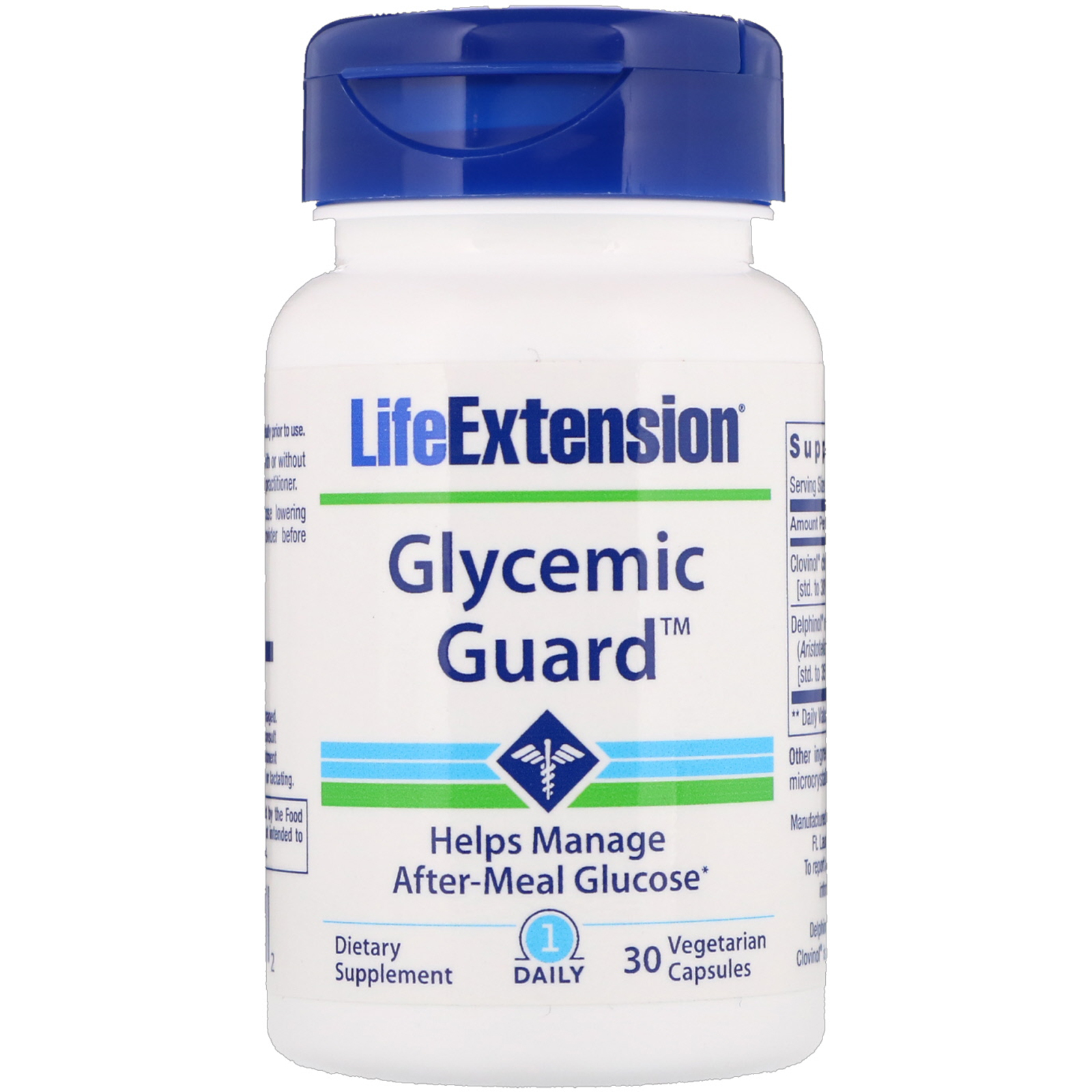 Life Extension, Glycemic Guard, 30 Cápsulas Vegetarianas
