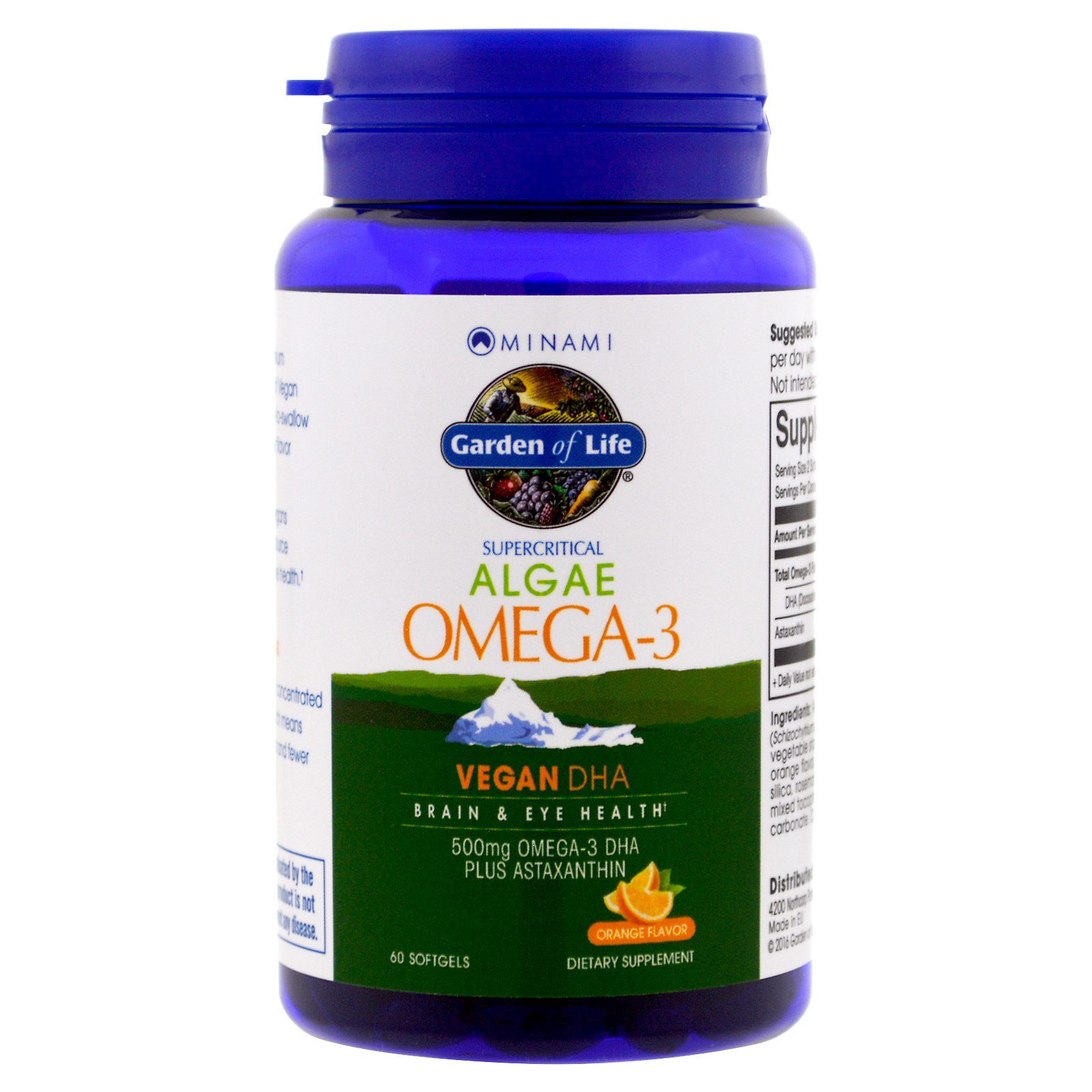 Minami Nutrition, DHA Vegano, Suplemento de Ômega 3 Supercrítico, Sabor Laranja, 60 Cápsulas Gelatinosas - Imagem 3