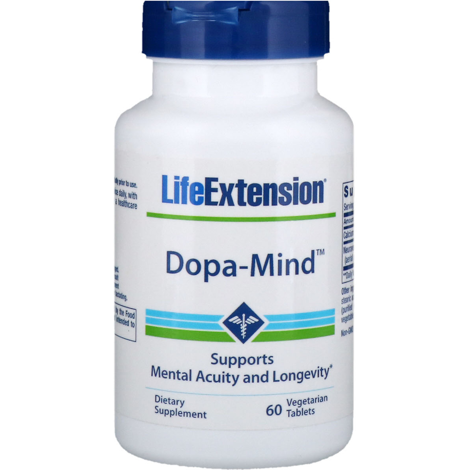 Life Extension, Dopa-Mind, 60 Comprimidos de Origem Vegetal