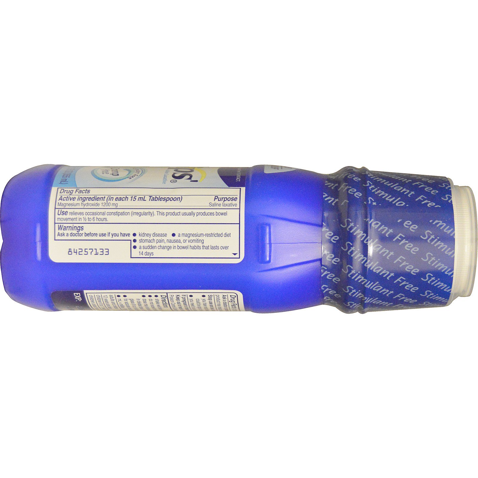 Phillip's, Leite Genuíno de Magnésia, Laxante Salino, Original, 355 ml (12 fl oz) - Imagem 2