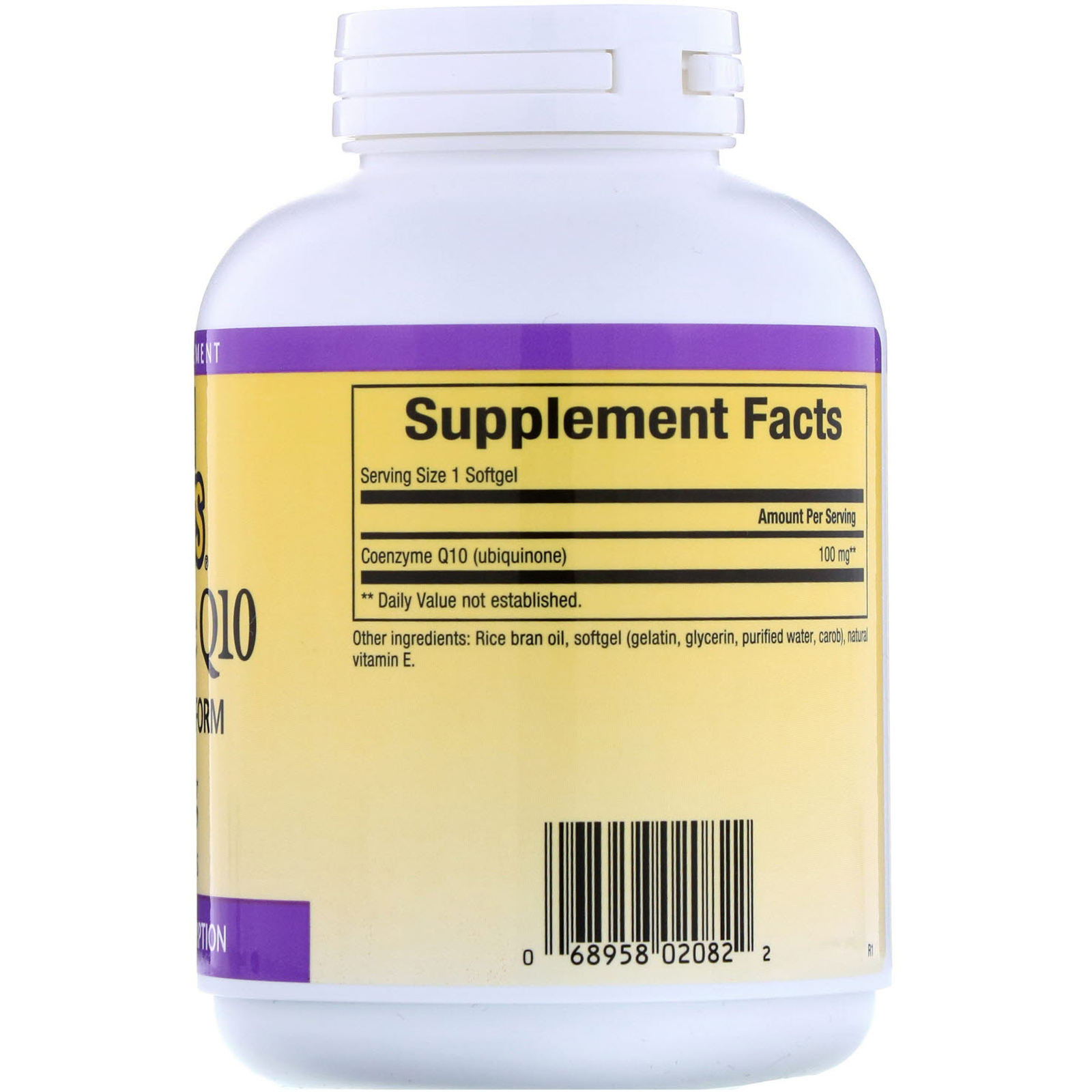 Natural Factors, Coenzima Q10, 100 mg, 240 Cápsulas Softgel - Imagem 2