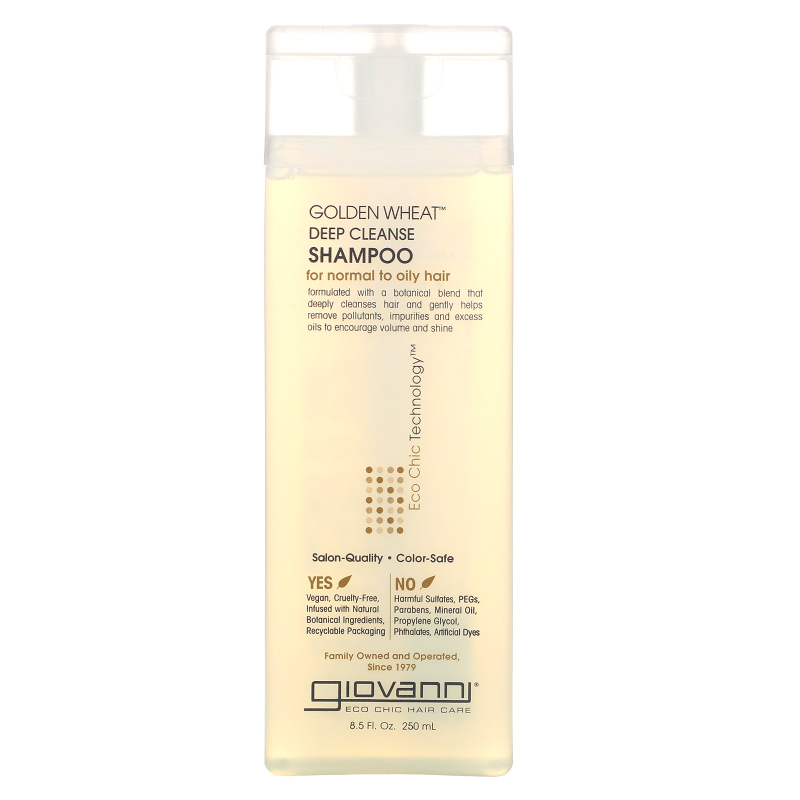 Giovanni, Shampoo Golden Wheat Limpeza Profunda, 250 ml (8,5 oz)