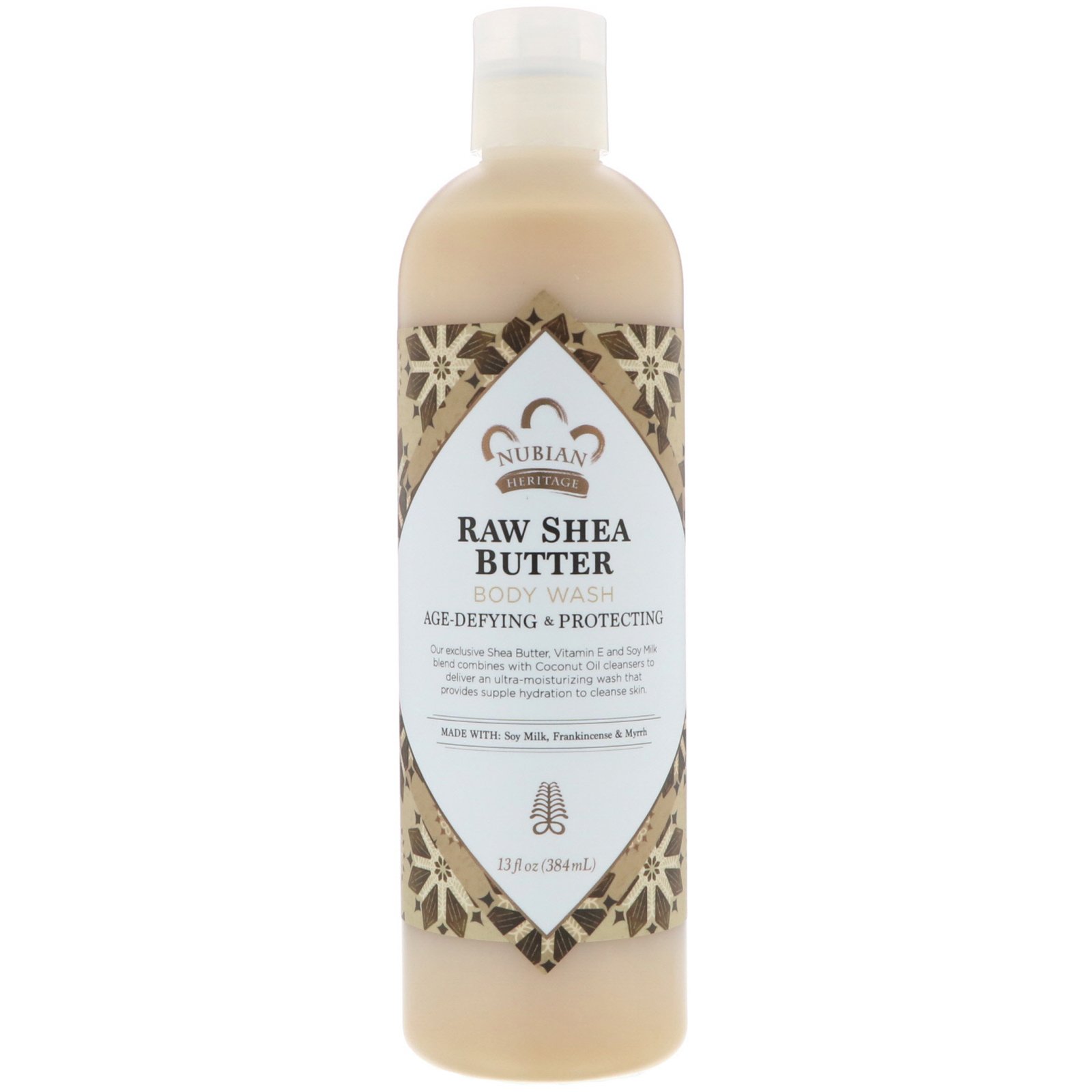 Nubian Heritage, Body Wash, Manteiga de Carité Crua, 13 fl oz (384 ml)