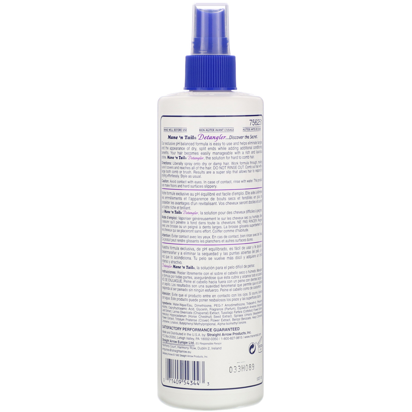 Mane 'n Tail, Spray Desembaraçador, 355 ml (12 fl oz) - Imagem 2