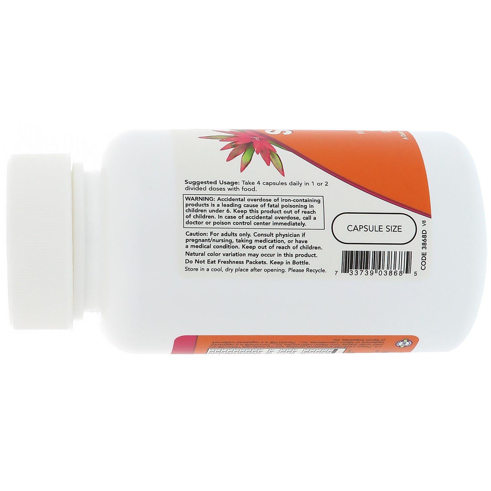 Now Foods, Special Two, Multi Vitamin, 120 Veg Capsules - Imagem 3
