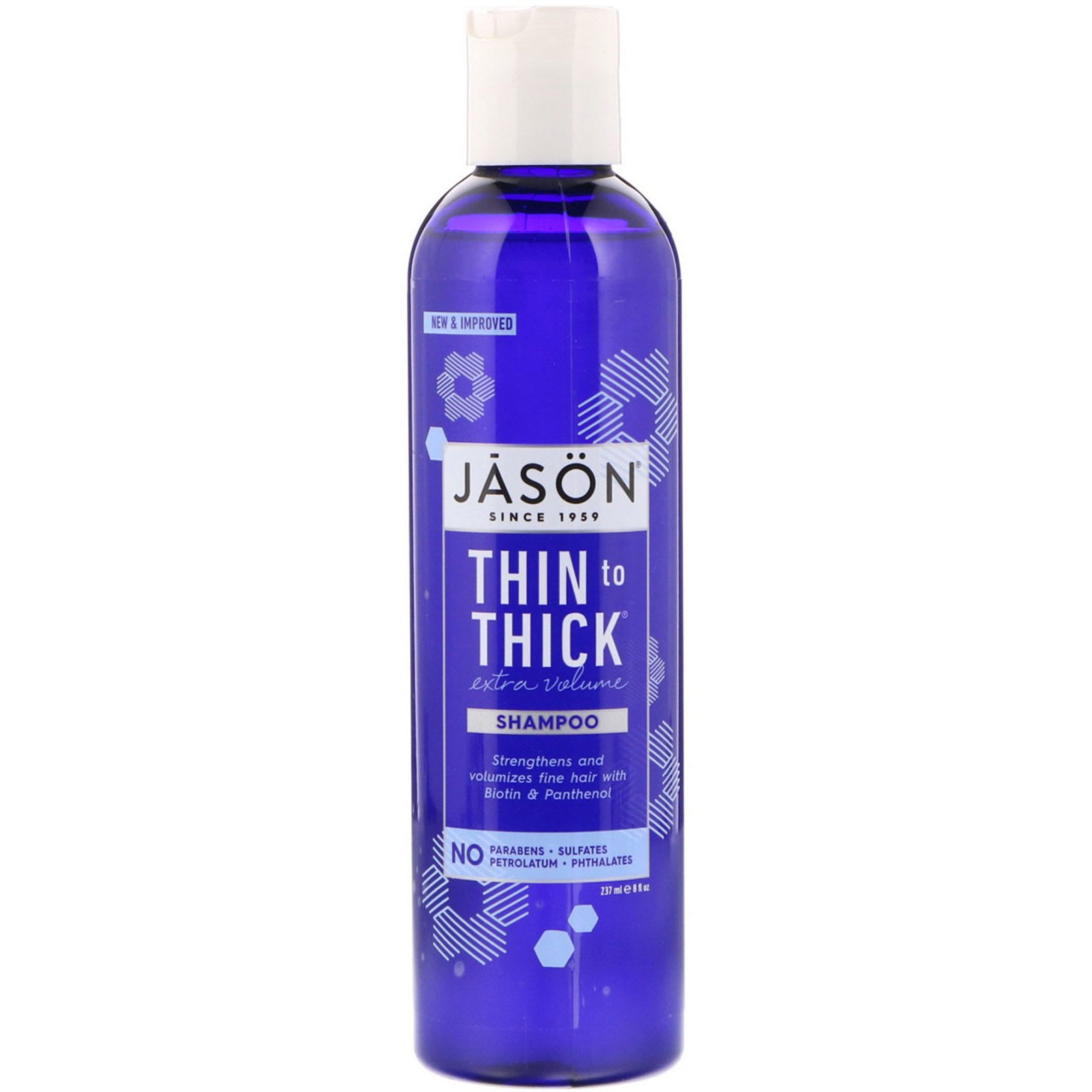 Jason Natural, Thin to Thick, Extra Volume Shampoo, 237 ml (8 fl oz)