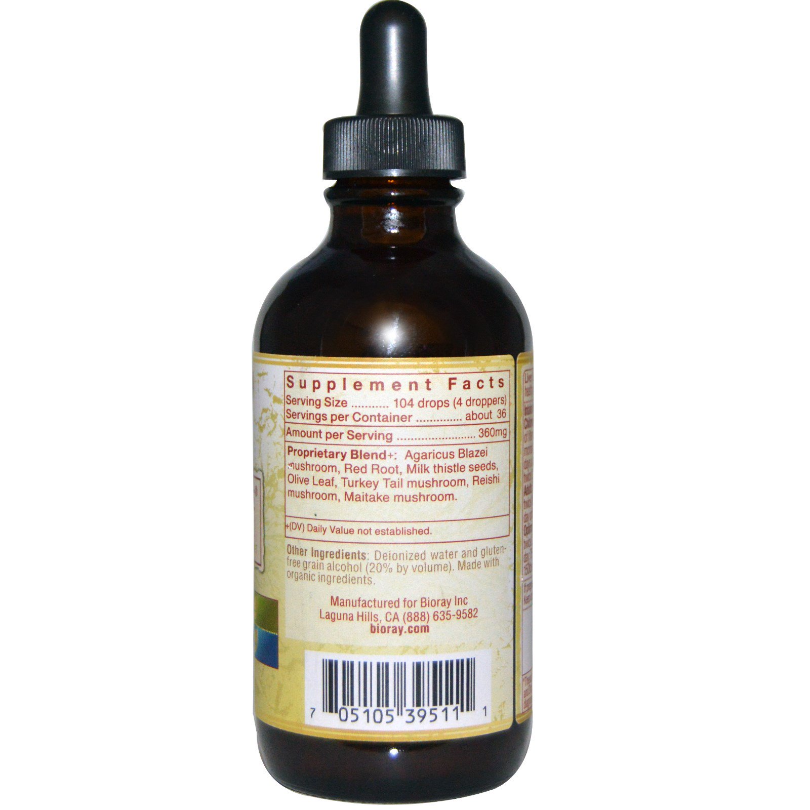 Bioray, Liver Life, Revitalizing Liver Tonic, 118 ml (4 fl oz) - Imagem 2