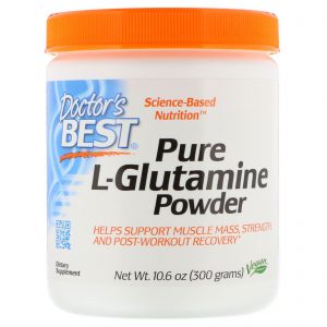 Comprar doctor's best, l-glutamina pura em pó, 10,6 oz (300 g) preço no brasil aminoácidos suplementos nutricionais suplemento importado loja 143 online promoção -