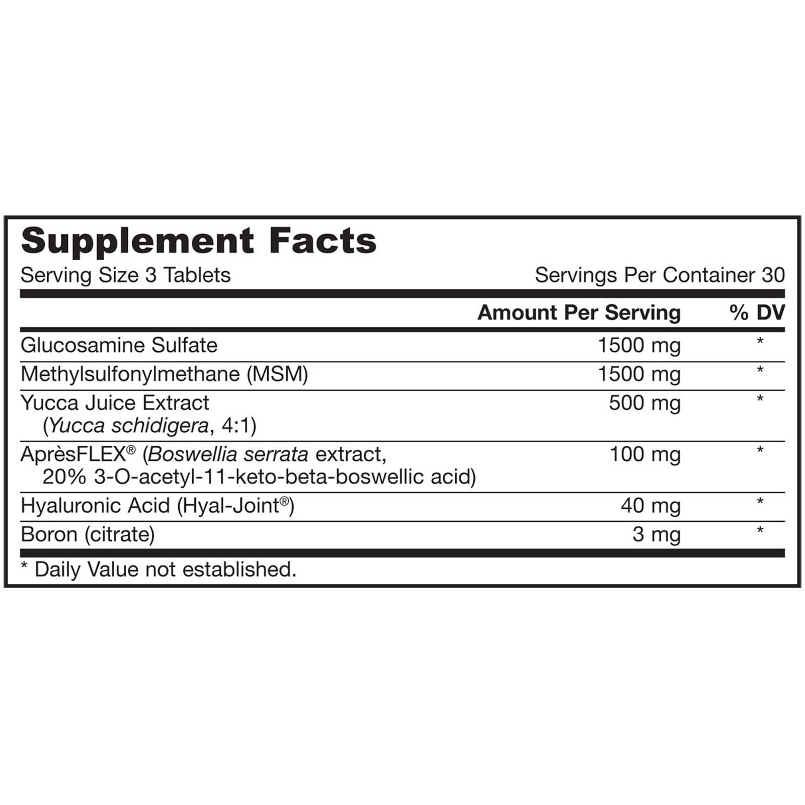 Jarrow Formulas, Ultra Joint Builder, 90 Comprimidos - Imagem 2